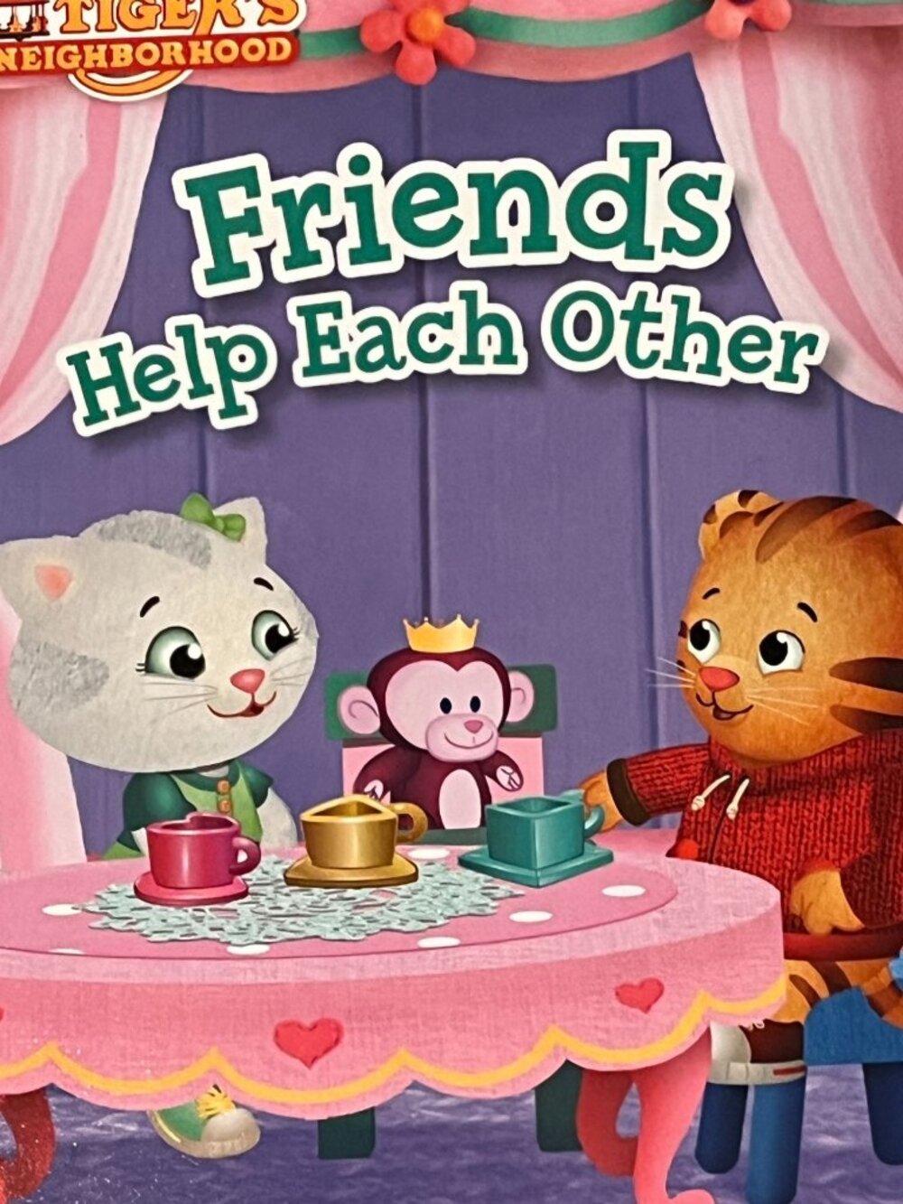 Friends Help Each Other Daniel Tiger Neighborhood Early Reader Kids Book New